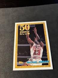 1993 Topps Michael Jordan 50 Point Club | eBay