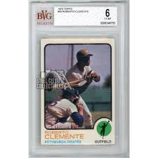 Roberto Clemente 1973 Topps Baseball Card #50 BVG 6 | Steel ...