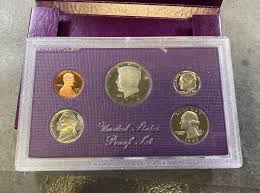 1985 Proof set 10 Pack CN-Clad Kennedy Half dollar ...