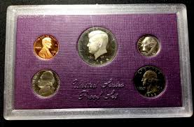 1985 U.S Proof Set! Five Coin Set In Original Package! ENN ...