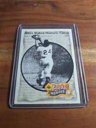 Willie Mays Card Coaster/Display | eBay