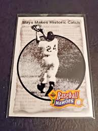 Willie Mays- 1992 Upper Deck- "The Catch" Baseball Hero's 47/54 | eBay