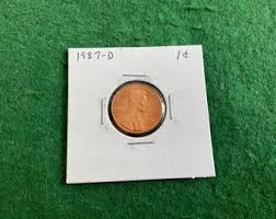 1987-D - Lincoln Memorial Cent Penny - Coin No 18096 - in a ...