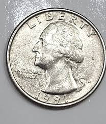 1991 D Washington Quarter Error Coin DDO | eBay