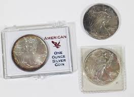 3) .999 Silver Eagle Coins