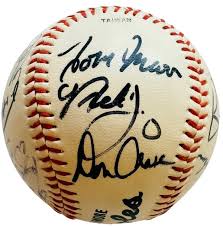 Baltimore Orioles Greats Signed Orioles Logo Baseball ...