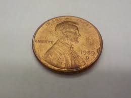 1989 D Lincoln Memorial Cent RD DDR AMERICA and BLDG Error Coin-269 | eBay