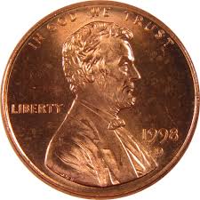 1998 D Lincoln Memorial Cent BU Uncirculated Penny 1c Coin