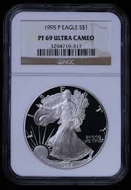 1995 P Proof Silver Eagle NGC PF 69 Ultra Cameo | eBay