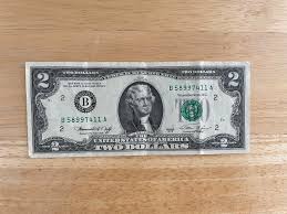 1976 Two Dollar Bill United States of America Thomas ...