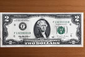 2 dollar Bill, “F” “I” And “L” - Federal Reserve 1976 1995 ...