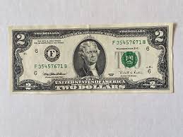 $2 Two Dollar Bill 1995 Series - F 35457671 B F35457671B US ...