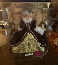 1994 Happy Holidays Barbie Special Edition Burgundy Mattel 15646 for sale online | eBay