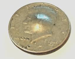 1973-D 50c Kennedy Half Dollar Mint Error Defect Coin Double ...