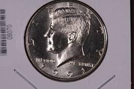 1991-P Kennedy Half Dollar. Modern Half. Gem UN-Circulated ...