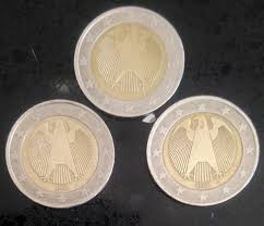 2002 Germany D, F & J Series Eagle Coins. Collectable Rare ...