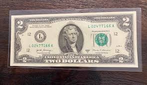 Uncirculated 2017 A Two Dollar Bill - Etsy