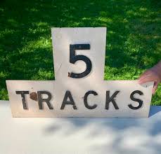 1940s Railway Railroad Tracks Highway Metal Signs-2 ...