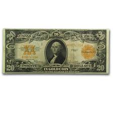 Buy 1922 $20 Gold Certificate VF+ | APMEX