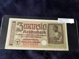 Germany Third Reich 20 Reichsmark 1940-45 Pick #R139 ...