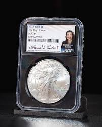 2025 MS70 Silver Eagle - Hand-Signed by Cabral
