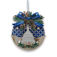 2023 US Capitol Etched Bulb Ornament | United States ...