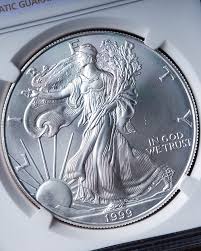 1999 $1 Silver Eagle MS69 Error