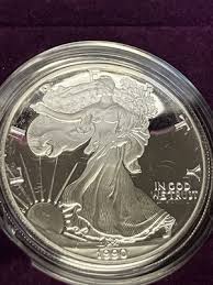 1990 American Eagle Silver Dollar Uncirculated Proof S San ...