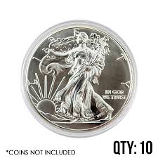 Coin Capsule - Silver Eagle Dollar - 40.6 mm Qty 10