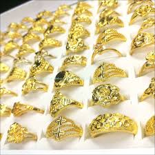 wholesale gold rings 12pcs mixed vintage antique style men ...