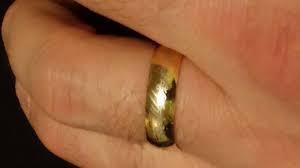 CAPTIVATING HIGH POLISH YELLOW GOLD PLATED BRASS MEN'S RING, SIZE 9 | eBay