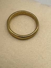 Antique Victorian L.B.22K Gold Wedding Band Ring Nov 27 ...