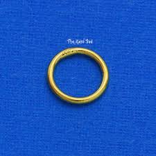 8MM 19 Gauge 14K Solid Yellow Gold Large Round CLOSED Jump ...