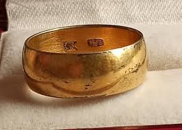 Vintage 875 Silver Ring with Gold Plating - Elegant 5SYU ...