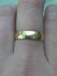 A Vintage 18ct Gold Wedding Ring - Etsy