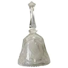 Similar Items to Vintage Crystal Bell The Lords Prayer ...