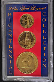 Sold at Auction: 24kt. Gold Layered Bicentennial Collection ...