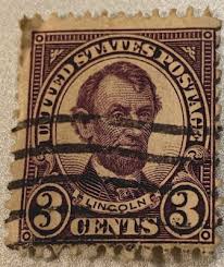 Lincoln Violet Scott #555 3 Cent U.S. Stamp | eBay