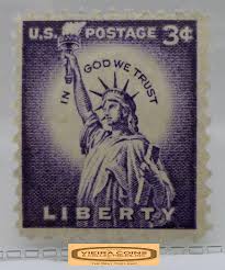 USA Postage Liberty In God We Trust 3 Cents Stamp ...