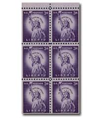 1035a - 1954 3c Liberty Series: Statue of Liberty, Booklet ...