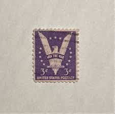 U.S. American Eagle "win the War" Stamp; Scott #905; Issued ...
