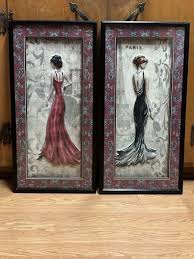 Pair Of Tre Sorelle Studios 24"H Paris 3D Shadow Box Style ...
