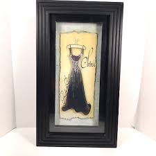 Framed Art 3D - Ladies Evening Gown & Ballet Moderne Shadow ...