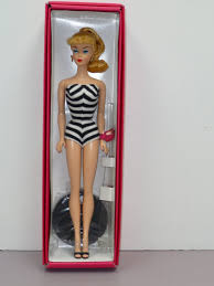 Black & White Bathing Suit Barbie - Gigis Dolls