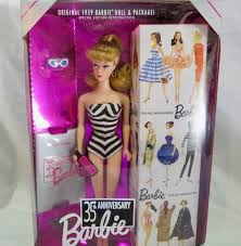 Amazon.com: Original 1959 Blonde Barbie Doll 35th ...