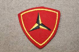 Original WW2 U.S. Marine Corps 3rd Marine Div. Red Felt ...