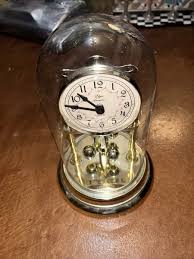 Vintage Elgin American Anniversary Clock Glass Dome. Missing ...