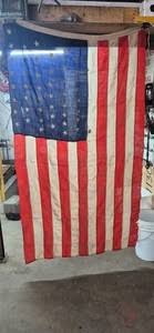 Subdued American Flag With 9mm Brass Stars and Solid Wood Frame - Etsy