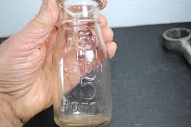 Vintage Glass 5¢ Store Bottle, 1/2 Pint Liquid, Clear ...