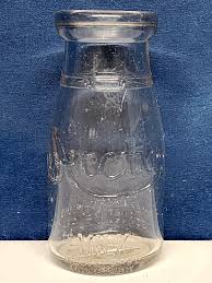 Artic Glass Milk Delivery Bottle - Etsy